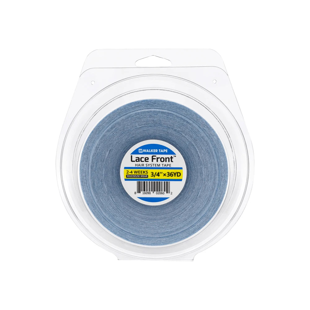 For 3/4" 36 Yards Waterproof Hypoallergenic 8.5 Mil Thick Adhesive Lace Front Hair System Tape Blue Hair Extensions