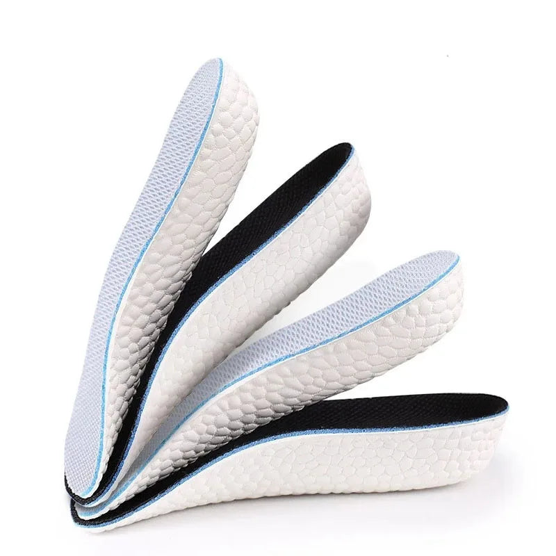 Invisible Height Increased Heel Pads Soft Anti-slip Orthopedic Foot Insoles Half Shoe Lift Insole Dress in Socks