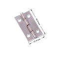 Ivoduff Metal Small Hinges Jewelry Box Hinges Decorative Gift Box Hinges 30x18mm