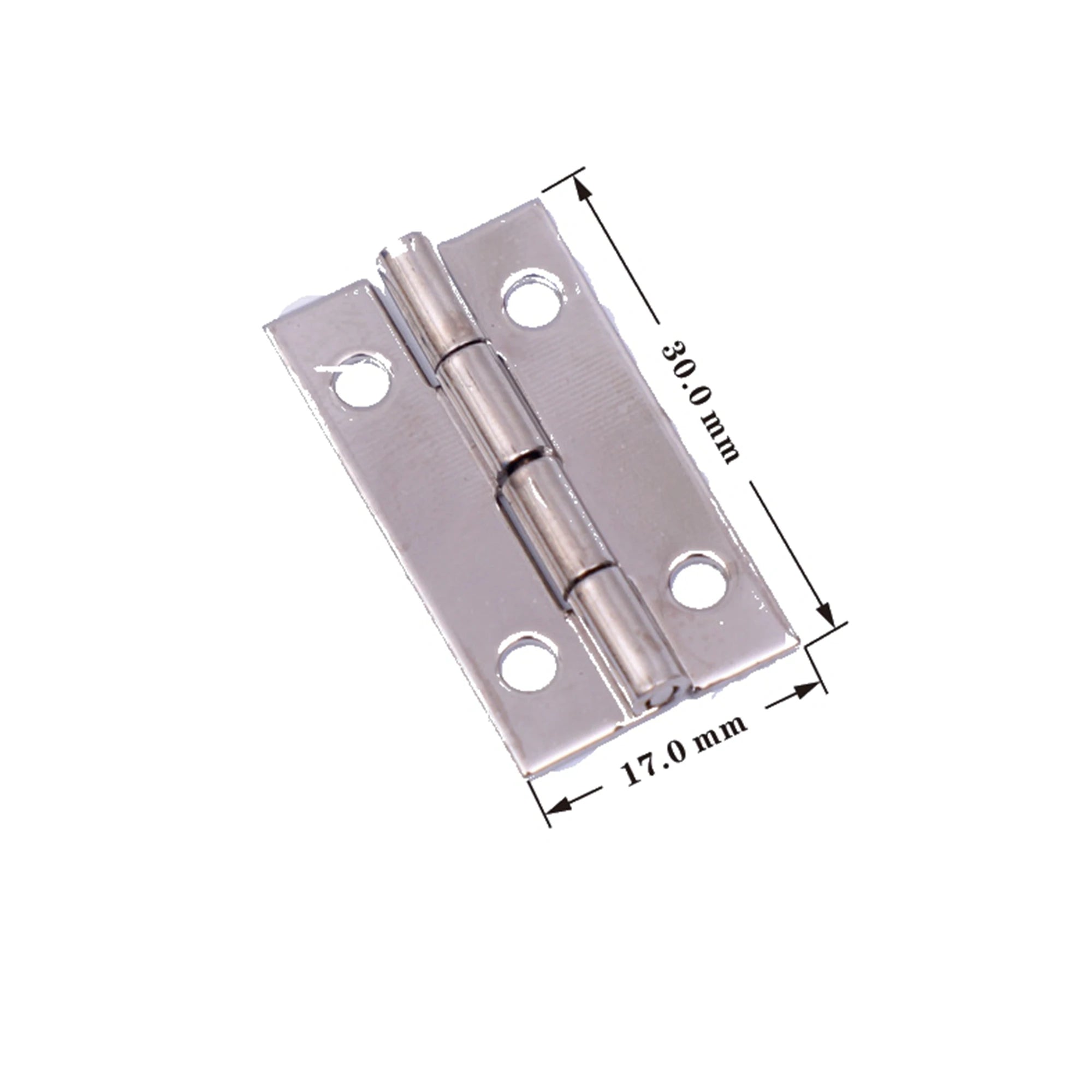Ivoduff Metal Small Hinges Jewelry Box Hinges Decorative Gift Box Hinges 30x18mm