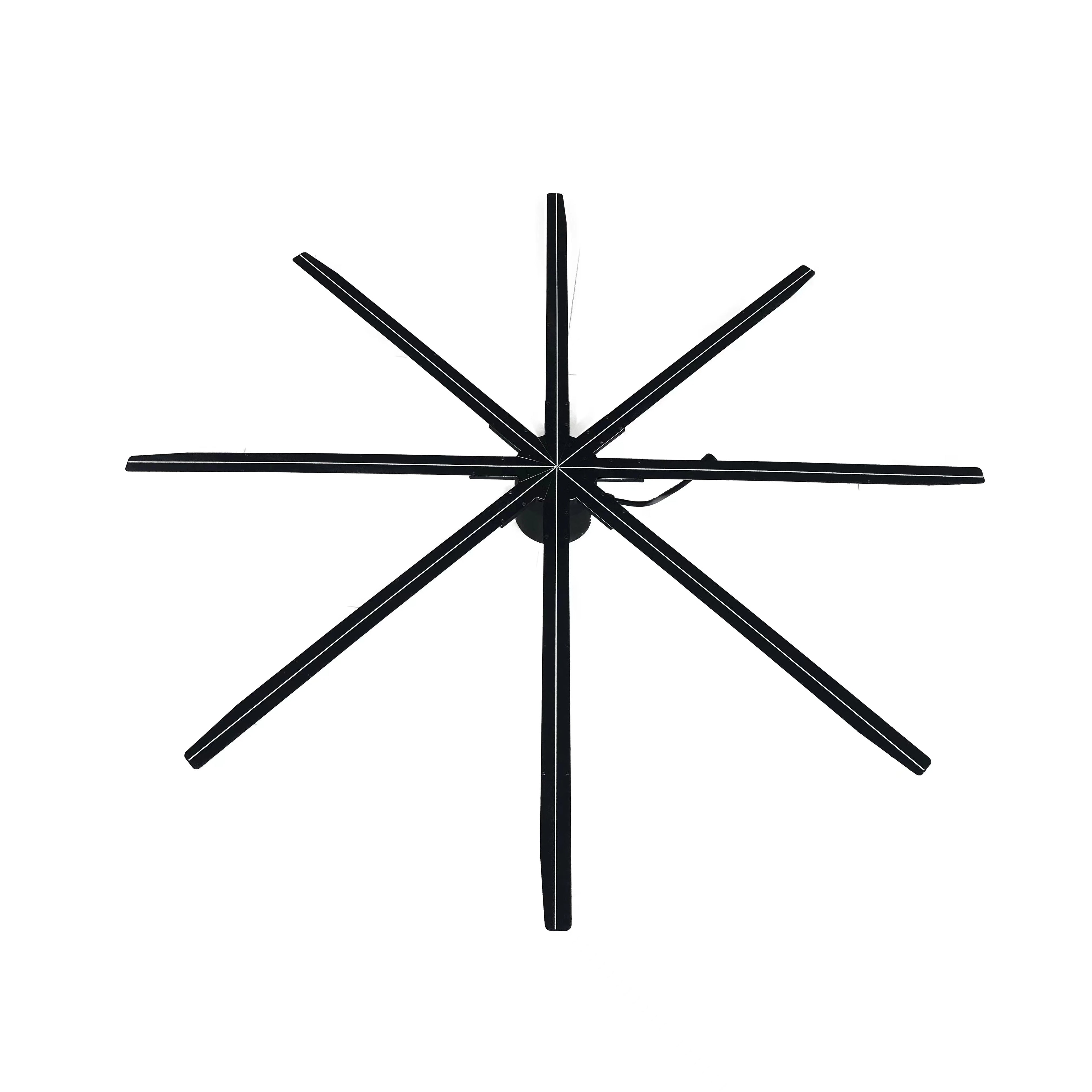 3d Visual TK-G200 200CM 3066pcs Wifi App Remote Control Wall 3d Hologram Advertising Display Led Hologram Fan 3D
