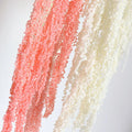 FA070 Wholesale Floral Decoration Dried Hang Amaranthus Flowers Hanging Bleached Preserved Amaranthus for Wedding Hotel
