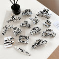 Multi Shaped Hair Accessories Cow Print Hair Claw Clips for Thick Hair Women