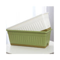 Thick Outdoor Large Rectangular Vegetable Flower Planter Square Plastic Plant Pot for Garden Balcony