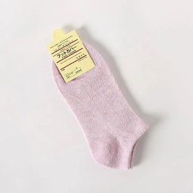 China Factory Wholesale Women Fashion Custom Cushion Crew Ankle Socks for Four Seasons