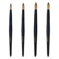 New Black Wood Handle Acrylic Nail Brush 100% Kolinsky Professional Nail Drawing Painting Brush Sets for Manicure Acrylic Powder