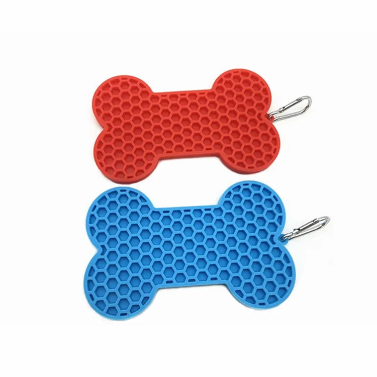 2021 New Silicone Bath Lick Mat Feeding Dog Lick Pad Slow Feeder Pet Lick Mats