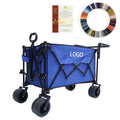 Large Capacity Steel Platform Multi-functional Portable Folding Shopping Wagon Cart with Industrial Use for Outdoor Camping