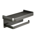Modern Square Aluminum Alloy Toilet Roll Holder & Paper Towel Holder for Bathroom Accessories