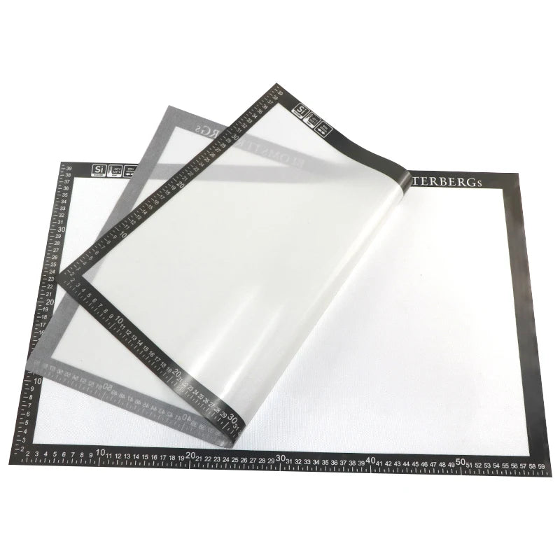 Extra Large Durable Non-Slip Silicone Pastry Mat Rectangle Dough Rolling Counter Liner with Oven Liner Measurements for Baking MegaBDM