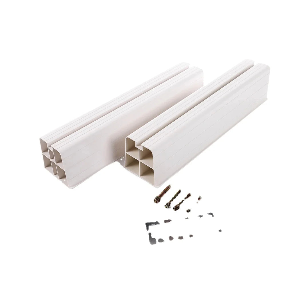 Floor Mounting Base Kit Air Conditioning Base in Plastic PVC Floor Support Floor Stand Bracket for Air Conditioner Outdoor Unit