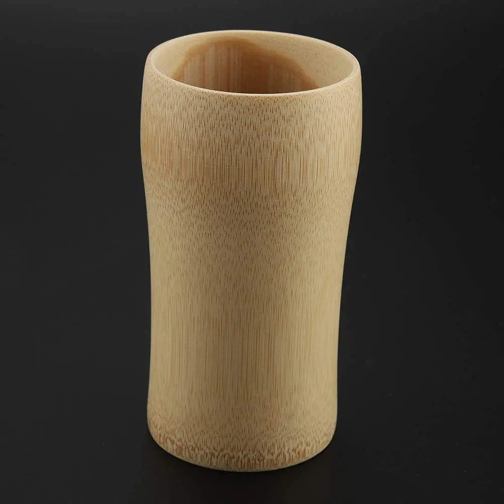 Natural Solid Wooden Mug Portable Outdoor Tea Beer Milk Coffee Mug Drinking Cup Camping Mug Tea Cup  Bamboo Tea Cup
