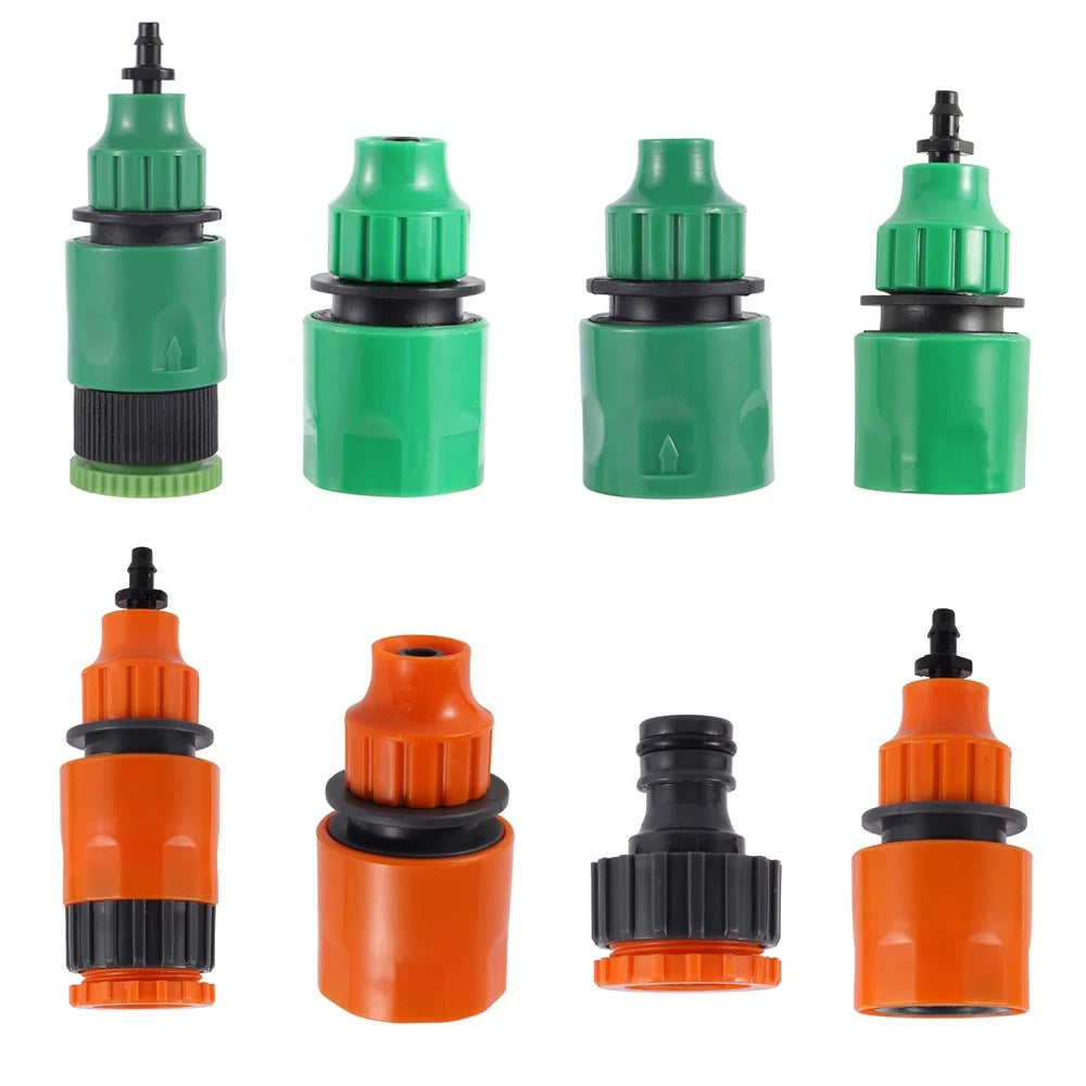 4mm 8mm Faucet Hose Quick Connector Garden Irrigation Watering Joint Car Washing Hose Connector
