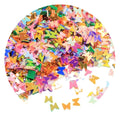 Nail Art  Glitter  Laser Butterfly Sequins Slice Nail Thin Paillette Decoration 3D Tips