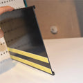 Plastic Pvc Flat Channel Profile Shelf Talker Holders 100% PVC Pure Raw Material