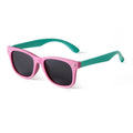 STYZ802 2025 Custom Logo Sports Fashionable Kids Silicone Sunglasses TR90 Eyeglasses Polarized UV400 Black Lens Sun Glasses