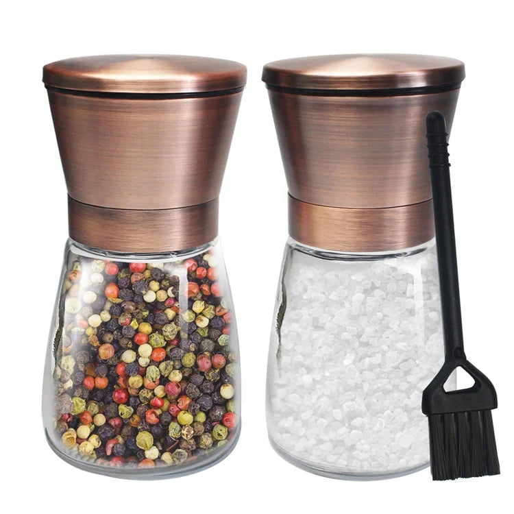 Adjustable Stainless Steel Spice Ceramic Grinders Mill Shaker Kitchen Tool Stainless Steel Salt and Pepper Grinder