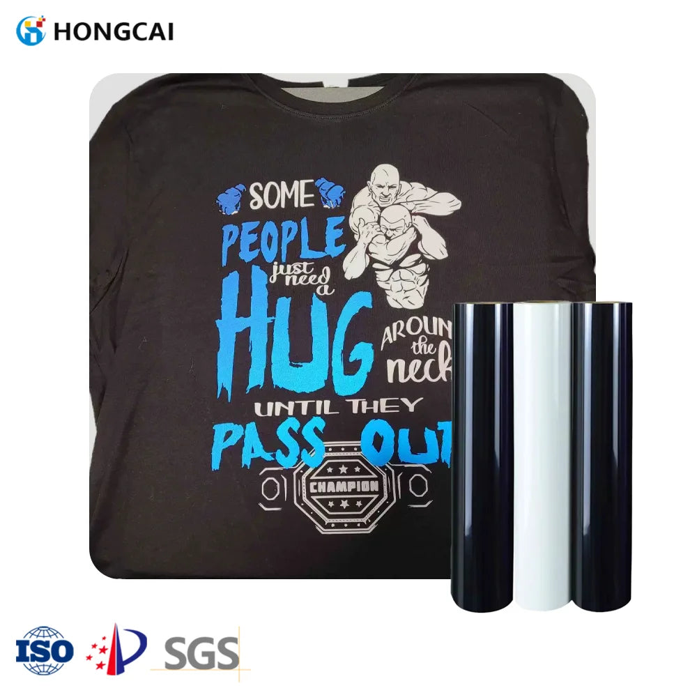 Custom Heat Press Iron on HTV Heat Transfer Vinyl Roll Easyweed PVC Vinyl Heat Transfer with Sticky Series