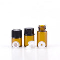 1ml 2ml 3ml 5ml Mini Amber / Clear/blue Glass Vials Essential Oil Small Sample Bottle