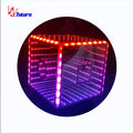 Full Color LED Square Cube Head Luminous Performance Wear for Ballroom Dance & DJ Show