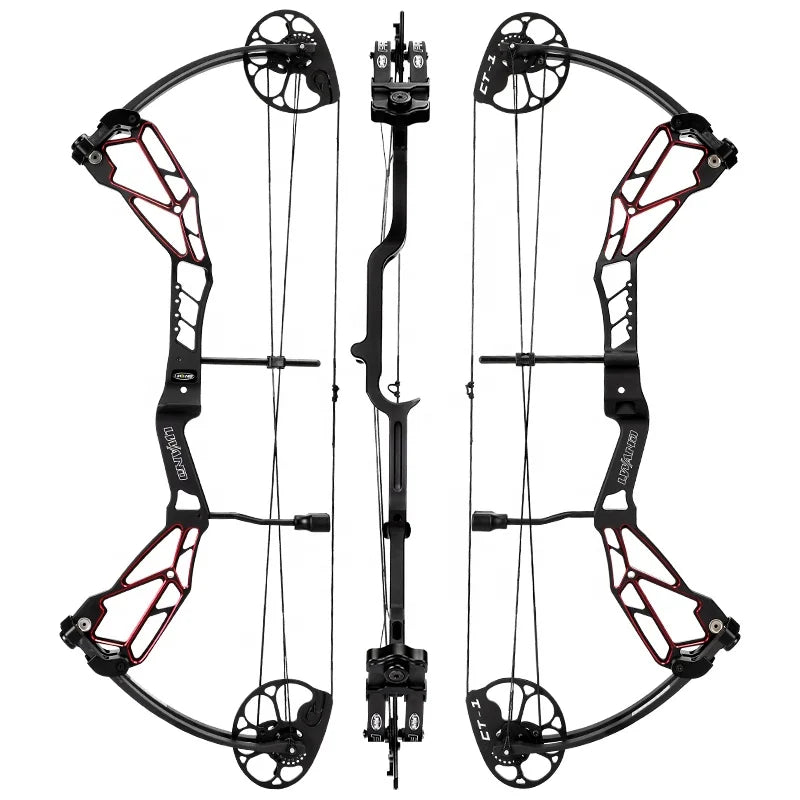 Pango Compound Bow Set with Carbon Arrows 70lbs Hunting Archery Aluminum Compound Bow China Wholesale