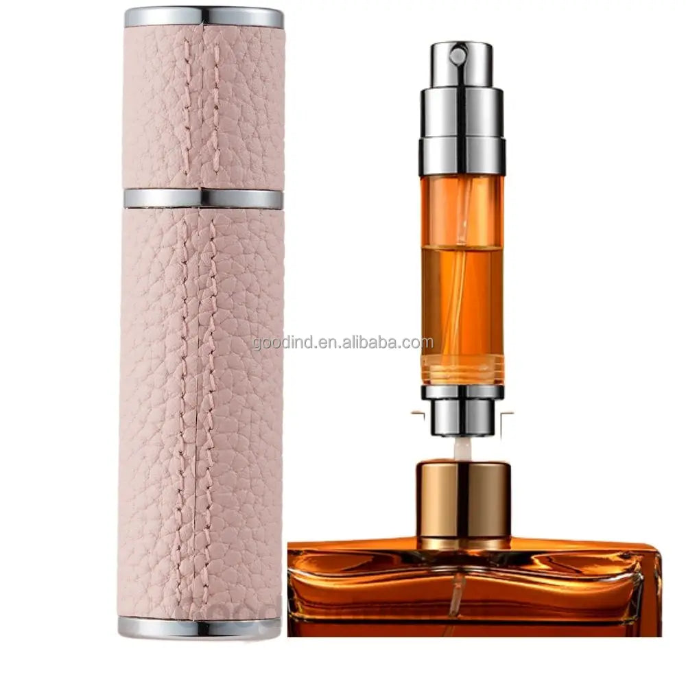 5ml Sample Hot Stamping Glass Pump Sprayer Custom Logo Luxury Mini Travel Refillable Perfume Bottle