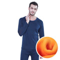 Factory Direct Sale Cozy Men's Adult Thermal Underwear Double Sided Sanding Thickening Breathable Polyester Quick Dry Long