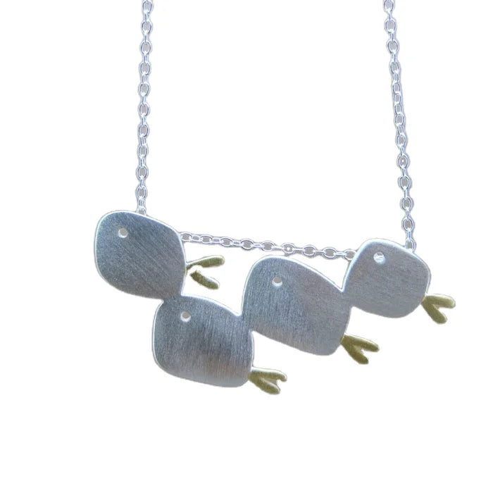Factory Wholesale Silver Plate Animal Pendants for Women Fashion Engagement Party Festival Gift Jewelry