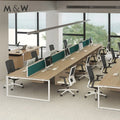 M&W Factory Suppliers Modern Workstation 8 Person Seater Furniture Work Station Office Desk