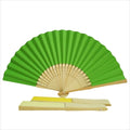 Hot Selling Printed logo Personalized Bamboo Paper Silk Fabric Folding Hand Fans for Wedding Party Gift