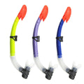 Silicone Mouthpiece Breathing Tube Snorkel Tube Freediving ODM LOGO Dry Top Swimming Snorkel for Adults