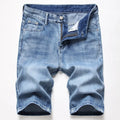 RNSHANGER New Casual Fashion Denim Shorts Men's Brand Clothing Stretch Straight Versatile Casual Short Jeans for Men