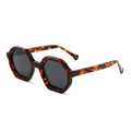 2024 Customized LOGO Acetate Sunglasses Retro Irregular Polygon Design with UV400 Sunglasses for Unisex Women Men