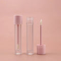 Luxury DIY Cute Dropper Bottle Shape Empty Lip Gloss Tubes Container with Stripe Cap 3ml Matte Lip Gloss case