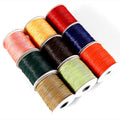 Multi-Purpose 2mm Waxed Black Cotton Cord Colorful Reasonably Priced for Bracelets Rope Bags Garments Home Textiles Coating