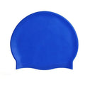 Unisex Adult Silicone Swim Cap with Printed Logo Durable Waterproof Bathing Hats for Short/Long Hair Keep Hair Dry Swimming