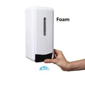 1000ml ABS Wall Mounted Hand Manual Foam Soap Dispenser White Modern Design