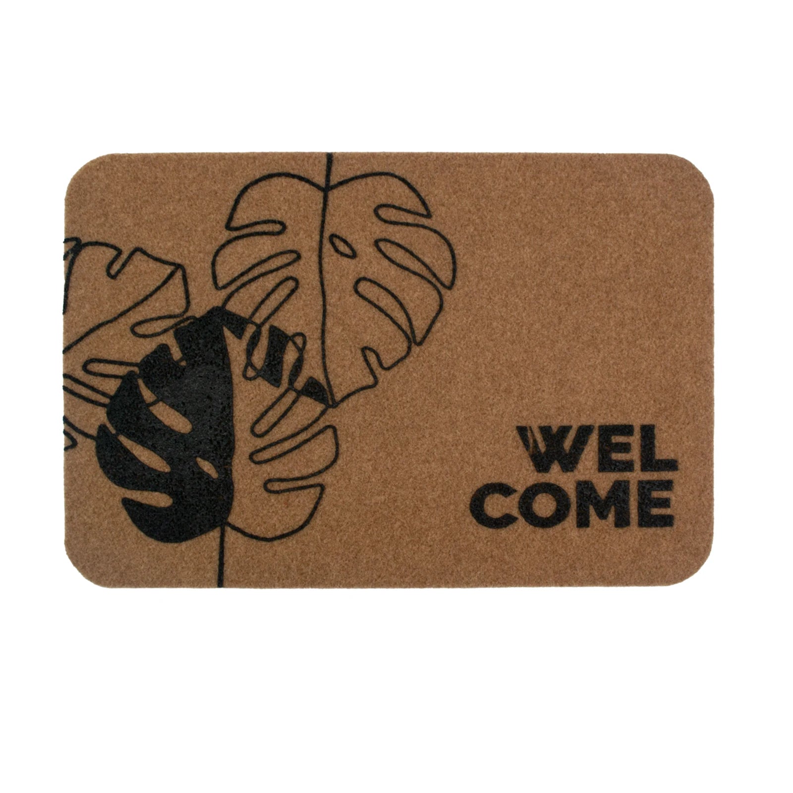 Sturdy Front Door Mat Absorbent Muddy Dirt Resist Welcome Door Mats Outdoor Indoor Stain and Fade Resistant