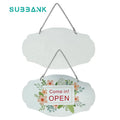 Subbank Sublimation Door Hanger New Funny Welcome Blank Printing Aluminum Sublimation Door Hanger