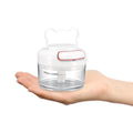 Portable Plastic Hand-Pulled Garlic Masher Mini Manual Garlic Pulling Device for Kitchen Use