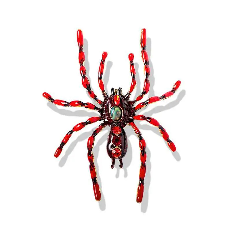 YN7176 Fashion Spider Brooch Women Crystal Brooch Jewelry