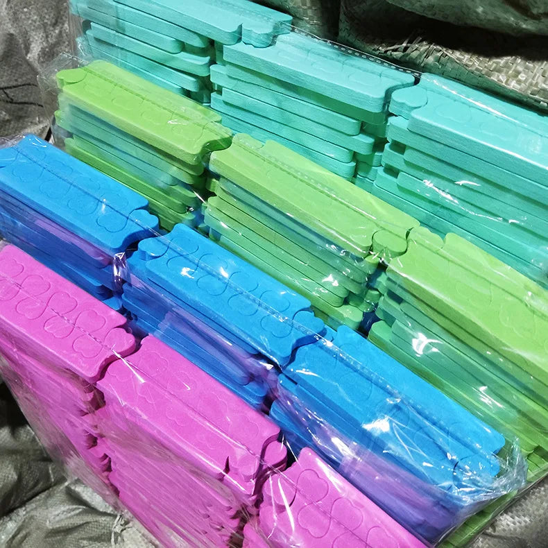 Professional Pedicure Toe Separators Soft Foam Bulk Nail Salon Pedi Dividers EVA Nail Separator/Finger Separator