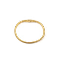 Custom Design Jewelry Stainless Steel Gold Plated 18K Stripe Bracelet Snake Chain Bracelet for Women