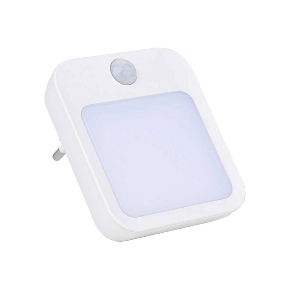 Plug-in LED IR Sensor Mini Night Light Dimmable PIR Body Sensor Nightlight Super Bright Warm White Lamp