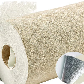 Modern and Minimalist PVC Wallpaper with Aluminum Film Waterproof Peel and Stick Design for Hotel Application