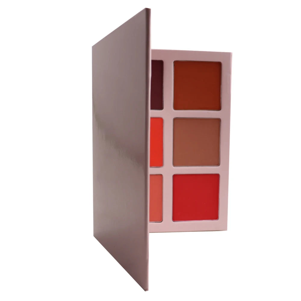 Wholesale Custom Makeup Cosmetics Bronze Face Blusher Palette Powder Form Waterproof Feature Mineral Ingredient