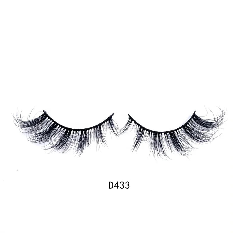 SEVERBEAUTY Cruelty Free Pestanas Postizas 3d 100% Siberian Mink Strip Eyelash Winged Full Strip Lashes 6-25MM Reusable Soft