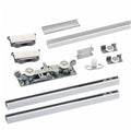 Factory Price Modern Magic Sliding Door Series with Hidden Track Function Apartment Use Zinc Alloy Ghost Door Rollers