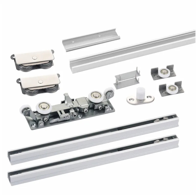 Factory Price Modern Magic Sliding Door Series with Hidden Track Function Apartment Use Zinc Alloy Ghost Door Rollers