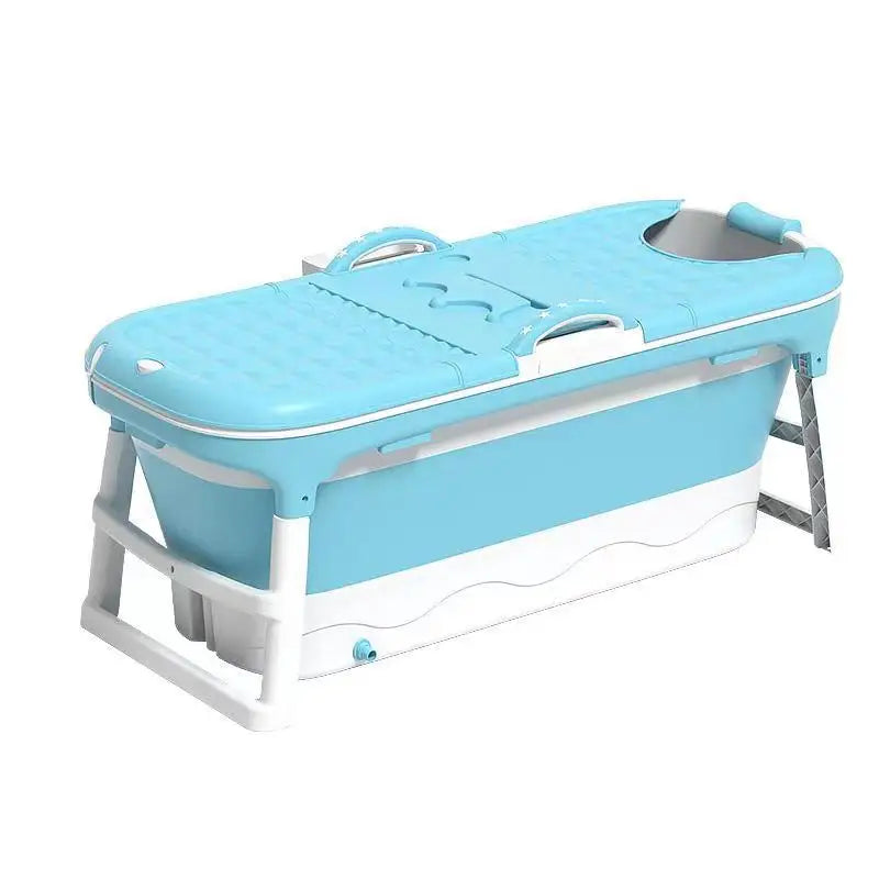 2023 Hot Sale Customizable Modern Design Safe Anti Slip Large Portable Adult Folding Plastic SPA Bathtub with Lid Eco-Friendly